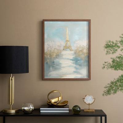 Série FLORAL Dxxviii - reproduction encadrée de qualité supérieure - prête à être accrochée - aucun clou requis