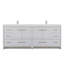 Ensemble de meuble-lavabo double 84 po Feike-332620879
