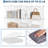 12-Cube Metal Grid Storage Organizer - Modular Wire Cube Shelf Unit, 37.4”l x 12.6”w x 48.8”h, Versatile Closet Cabinet & Bookshelf for Bedroom, Office, Entryway-127263548