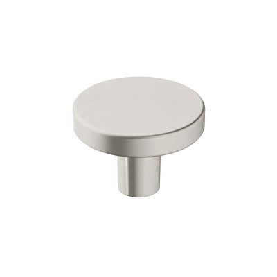 Poignée d'armoire en nickel satiné Versa de 3/8 po (35 mm) de diamètre Versa - paquet de 25