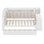 Structure de lit de jour tout-en-un avec bureau d'étude, lit gigogne sous le lit, tablettes organisées, solutions Smart Power, éclairage dynamique et appui-tête ergonomique Soft-Touch-890670925