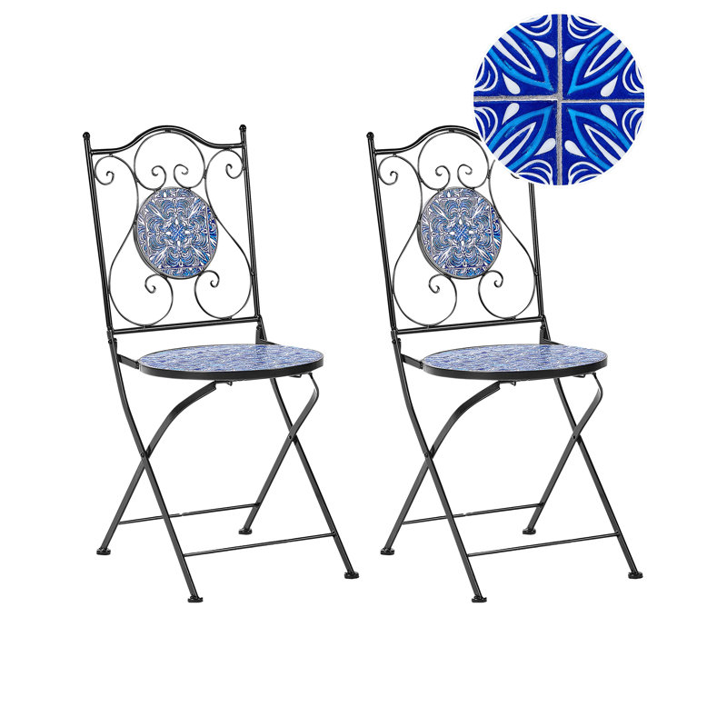 Aranxa Folding Patio Dining Side Chair