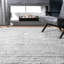 Tapis gris fait à la main Knoxville-818412576