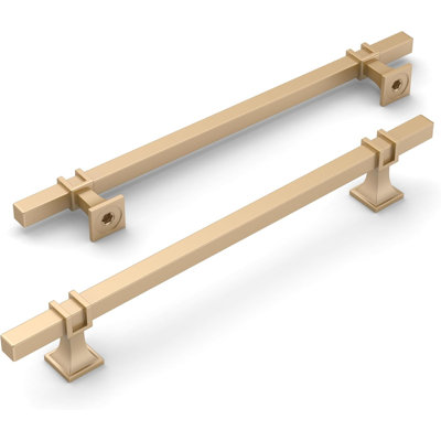 10 Pack Champagne Gold Cabinet Pulls 10 Inch Hole Center Drawer Handles For Kitchen And Bathroom Cabinets