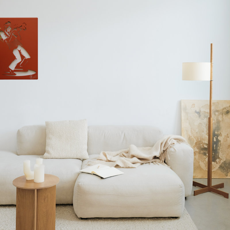 Wall Decor on Metal, Copper
