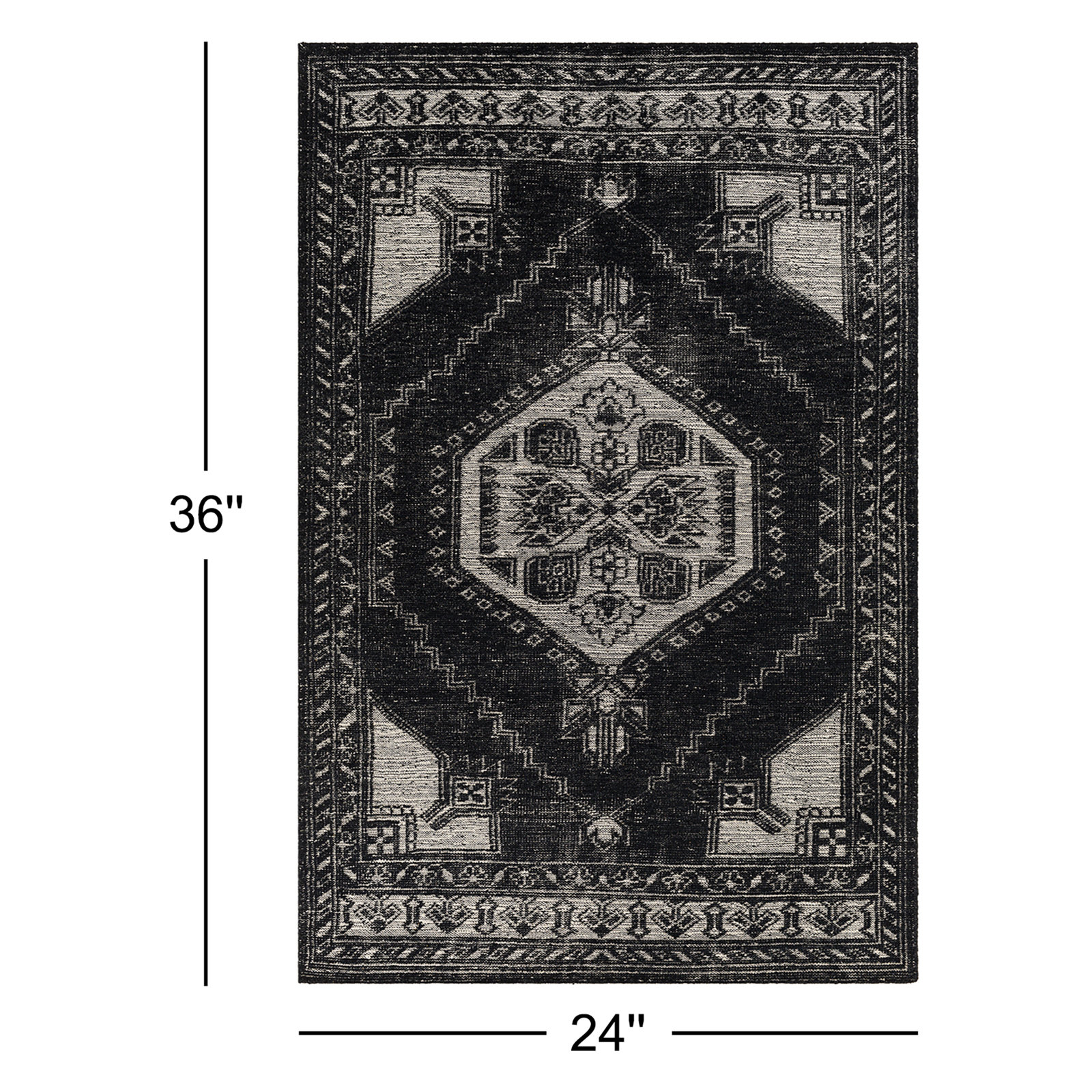 Pamona Hand-Woven Oriental Rug, Rectangle 2' x 3'