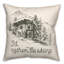  Housse et insert de coussin carré Rather Be Skiing Cabin-606479522