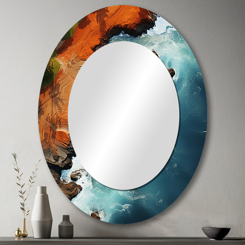 Miroir mural Rocky Beach, 43 po x 33 po