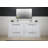 Drason 70.4'' Double Bathroom Vanity with Plastic Top-1286369328