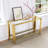 Clodoveo 47.24'' Glass Top Console Table-299762976-299762977