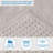 Hisela Zero Twist Cotton Solid Waffle Honeycomb Plush Soft Absorbent Medium Weight Assorted Towel Set-721207981-693489310