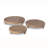 Wood Beaded Round Serving Trays