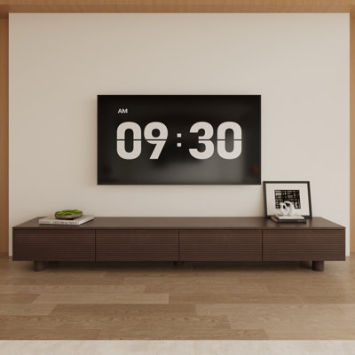 78'' TV Consoles for Living Room with Spiral Legs and Drawers