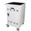 Chariot de charge mobile et armoire pour tablettes PC portable 30 appareils avec serrure à combinaison (blanc)-121226160