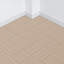 Carrelage beige pelez et collez 24 po x 24 po Eazy Floor Roma-130647195