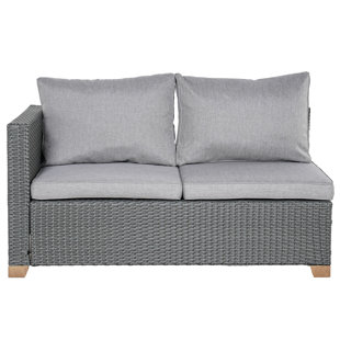 Meta Wicker Right Arm Loveseat