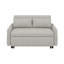 Futon convertible avec canapé-lit convertible avec dossier inclinable, ports USB et poches latérales-2102881337