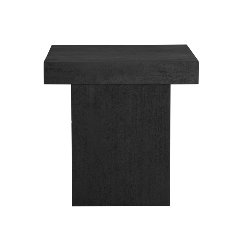 Table de bout, Noir, H 24 po x l 24 po x P 24 po