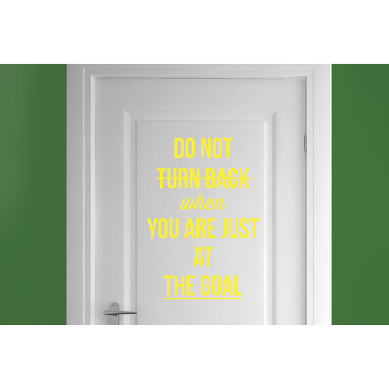 Wall Decal, Bright Yellow