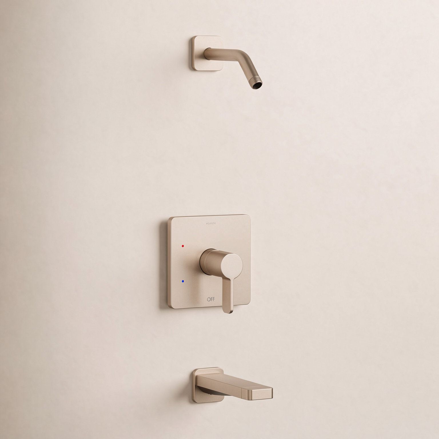 Parallel Bath and Shower Trim Set, Vibrant Brushed Bronze