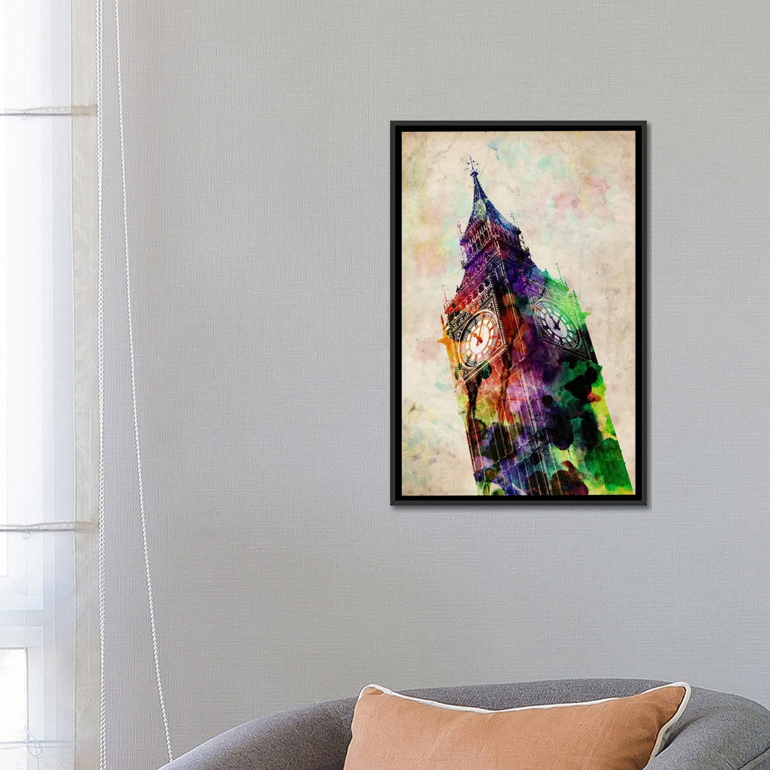 'London Big Ben' by Michael Tompsett Graphic Art on Canvas iCanvas Mat 