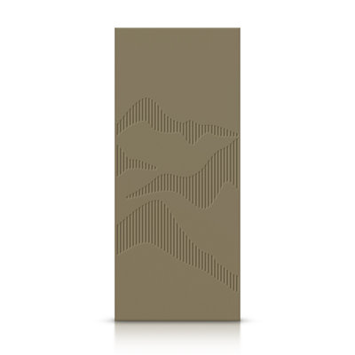 Porte standard à panneaux en bois