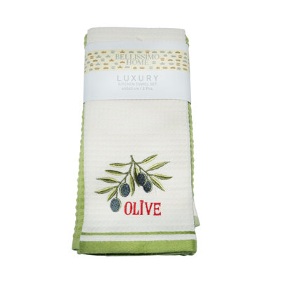 Waffle Terry 2 Piece Tea Towel Set