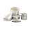 12 - Piece Non-Stick Stainless Steel (18/8) Cookware Set