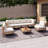 6-Person Patio Sectional Conversation Set With Cushions