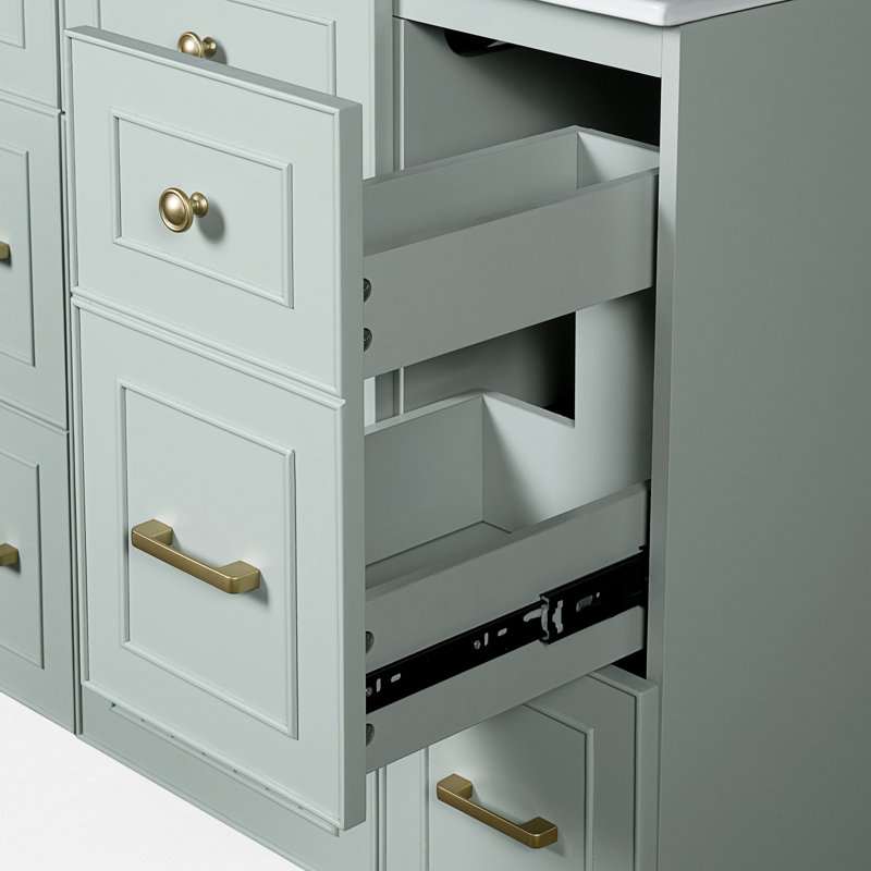 Meuble-lavabo simple 36 po avec plateau en céramique