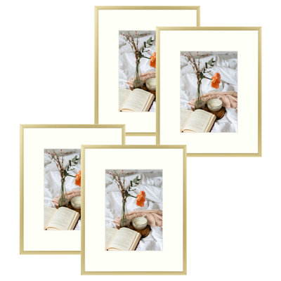 Drennon Metal Picture Frame Set with Mat