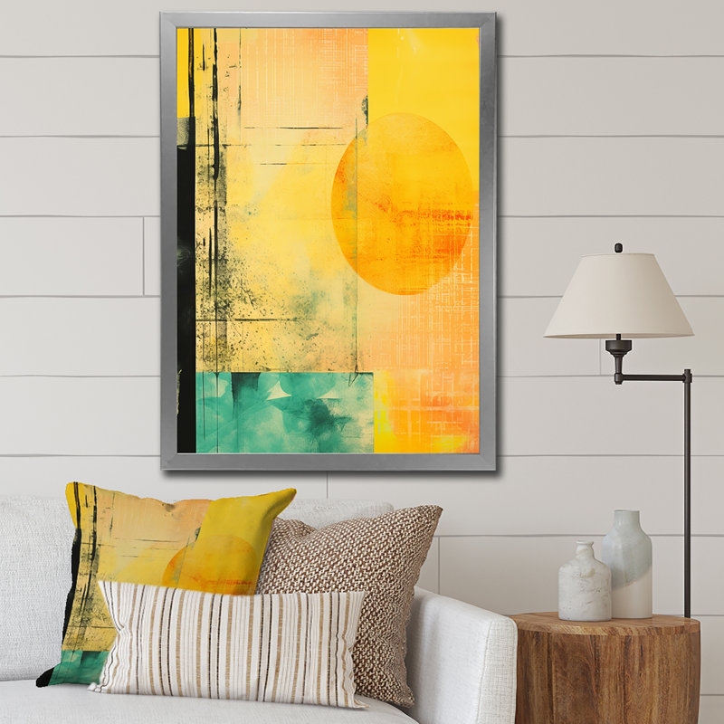Full Moon Rustic Memories I - Print on Canvas, Silver Single Picture Framed, 20" H x 12" W x 1" D