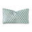 Twin Palms Geometric Rayon/Viscose Reversible Throw Pillow