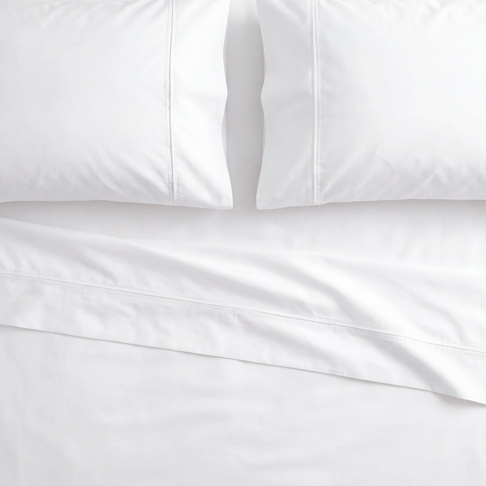 Benin Cotton Sheet Set, White, Twin