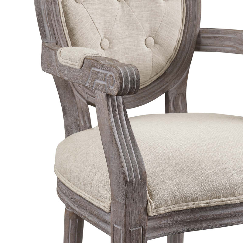Tissu rembourré Arise par Modway, Mélange de polyester beige
