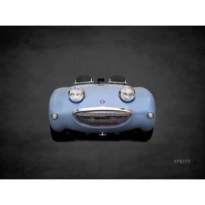 «Austin-Healey Sprite Mk1» par Mark Rogan, reproduction sur toile tendue