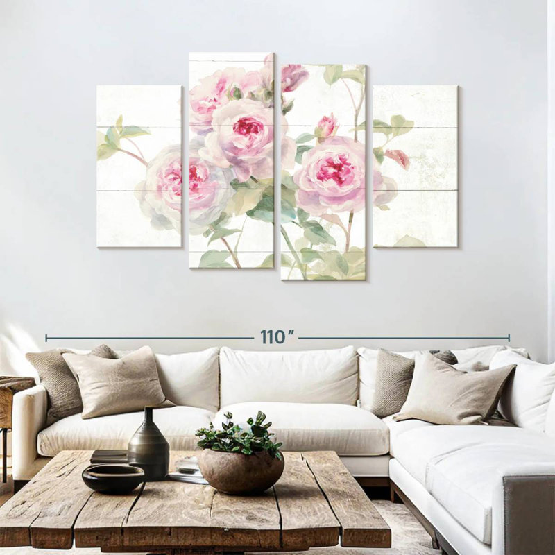 Harnek Sweet Roses sur bois