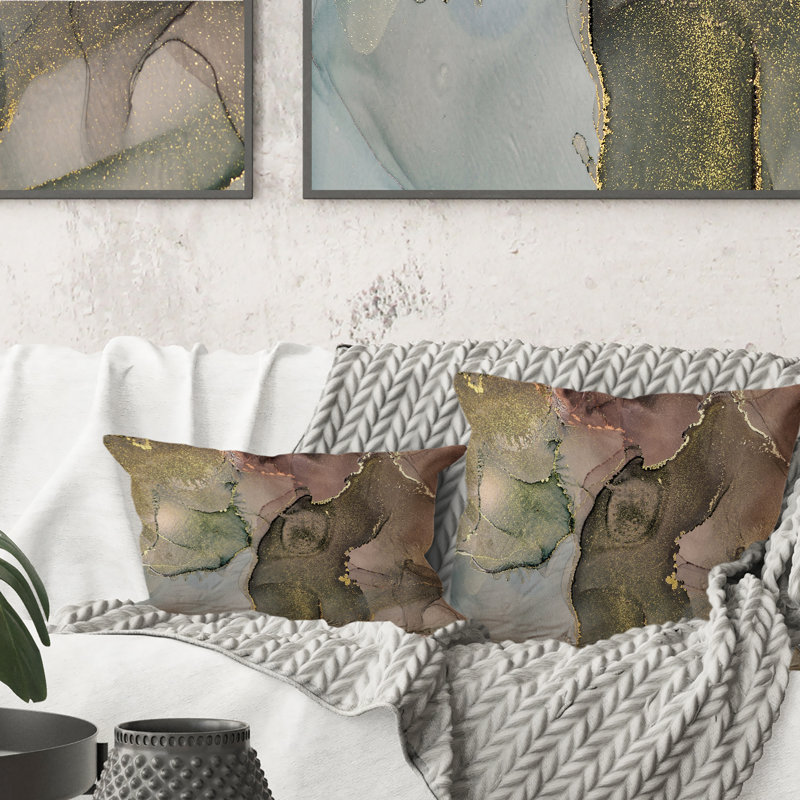 Abstract Throw Pillow