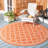Herefordshire Performance Geometric Indoor/Outdoor Area Rug-1765762141