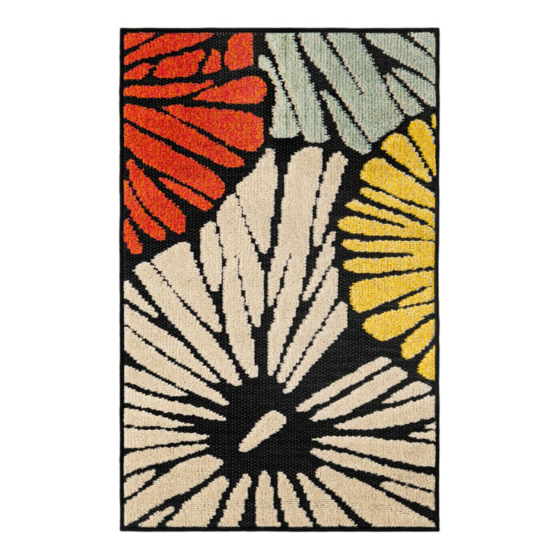 Tapis Bungalow Rose Cabana Caimin, Rectangle 2 pi x 3 pi 1 po