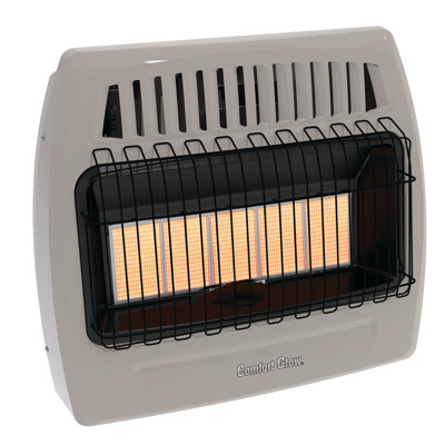 Comfort Glow 30,000 BTU Dual Fuel Wall Heater, Heats Up to 1,250 Sq. Ft.– KWD526