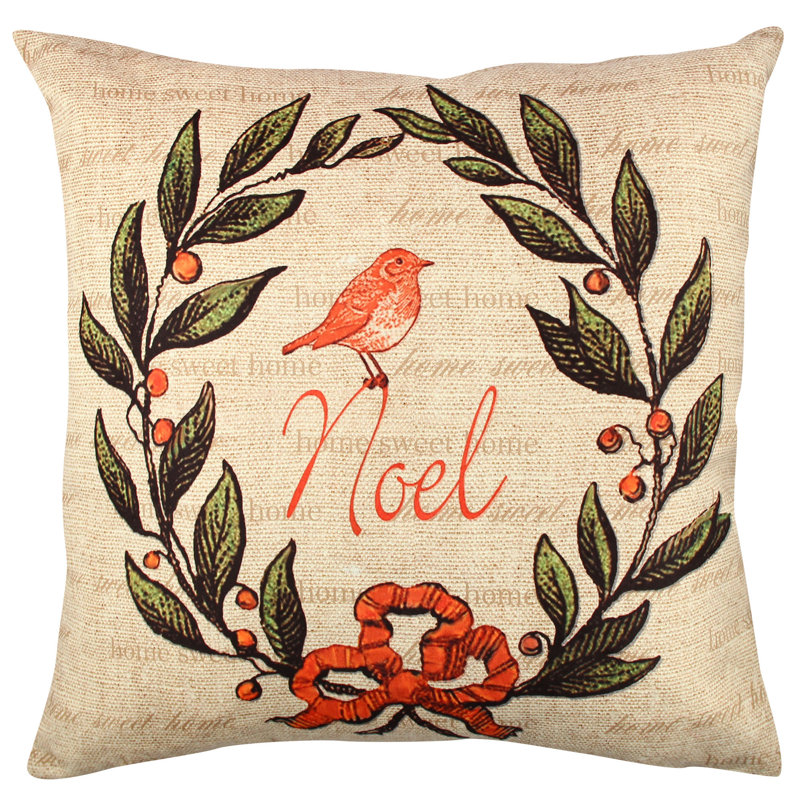 Housse et insert de coussin carré en mélange de coton Iva