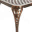 Table d'extérieur noire