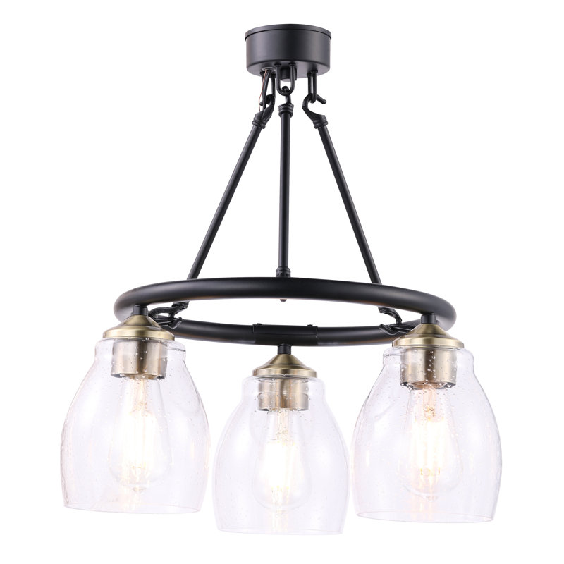 Breakwater Bay Winsley Chandelier, Coal Stained Brass