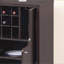 Armoire à vin avec porte à vin rouge et deux portes amovibles