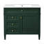 Armoire de salle de bain 36 po avec lavabo. Matériaux modernes et fonctionnels. 2 tiroirs, tiroir escamotable pour le rangement. Robinet de salle de bain de 4 po convenant à un robinet central, 36 po. Couleur. Armoire. Convient aux robinets. Espace généreux. Très grand.