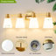 Luminaire de meuble-lavabo avec abat-jour opale Parker-281881176-277591909