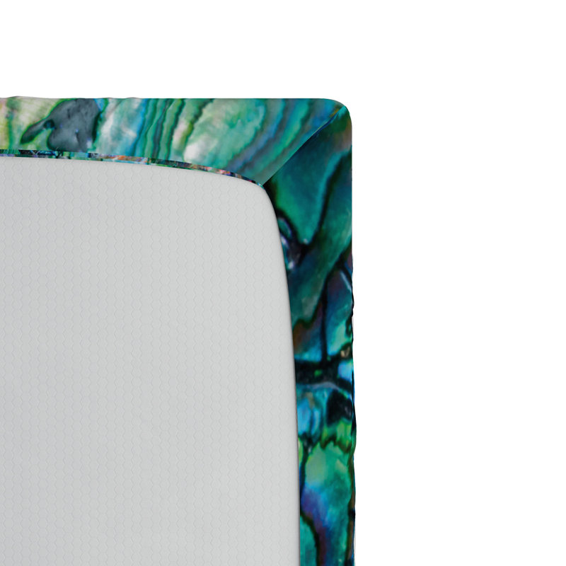 Microfiber Abstract Fitted Sheet, Twin Fitted Sheet