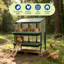 Boîte de nidification à 6 compartiments pour poulets en métal - robuste, ventilée, plateau et perchoir amovibles, facile à nettoyer, collection efficace d'œufs pour poules, canards, oies - vert avec motif de poulet - 6 compartiments-129465486-129465487