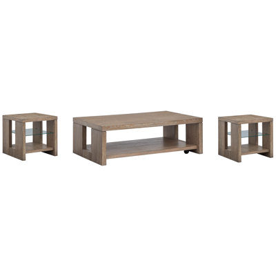 Gragg Rectangular Cocktail Table With Rectangular End Table
